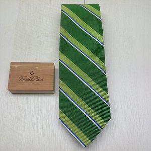 Brooks Brothers 346 60% Silk 40%Cotton Striped Tie